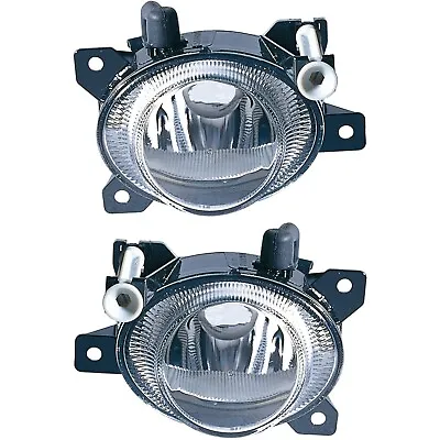 Set Of 2 Clear Lens Fog Light For 2008-10 Saab 9-3 LH & RH W/ Bulbs • $114.32