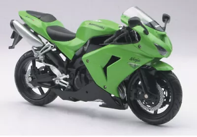 New Ray Toys 1:12 Die Cast Replica Kawasaki ZX10R 2006 Green 42443A 15-5053 • $21.55