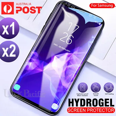 For Samsung S10 5G S9 S8 Plus Note 10 9 S7 EDGE HYDROGEL Screen Protector • $4.95