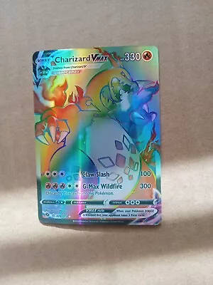 Charizard VMAX 074/073 Pokémon TCG Champions Path Holo Secret Rare Rainbow NM • $100