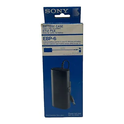 Genuine Sony EBP-6  4 X  C  Battery Holder 6V Battery Holder NOS • $33.88