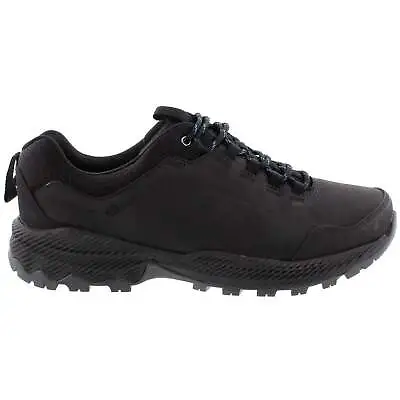 Merrell Forestbound Mens Walking Shoes Trainers Outdoor Hiking Breathable Black • £57.90