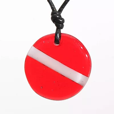 Diver Necklace Scuba Gear Down Flag Jewelry Maui Divers Jewelry By Zulasurfing  • $42