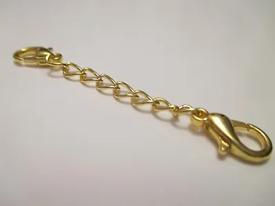 UK 1 Piece 5 CM Gold Extension Necklace/Bracelet Jewellery Extender Curb Chain • £2.75