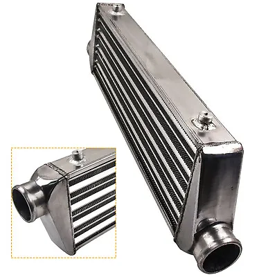 2.5  UNIVERSAL FULL ALUMINUM FMIC TURBO FRONT MOUNT INTERCOOLER TUBE & FIN Good • $65