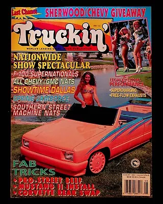 VINTAGE Truckin' Magazine August 1993 Hot Rod Pickup Trucks Shows Chevy GMC • $14.99