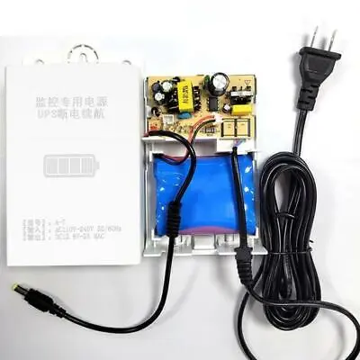 12V-2A Mini UPS Battery Backup For WiFi Router Modem Universal Interface • £13.09