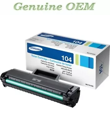 MLT-D104S/MLTD104S Original OEM Samsung D104S Toner Black Genuine Sealed • $61.98