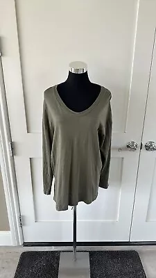 Gap Maternity Olive Green Long Sleeve Top Size M  • $9.99