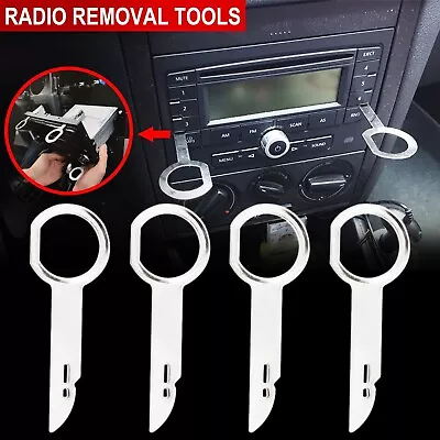 4X For FORD FIESTA MK6 MK7 MK8 -ON 6000CD CD CAR STEREO RADIO REMOVAL TOOLS KEYS • £3.69