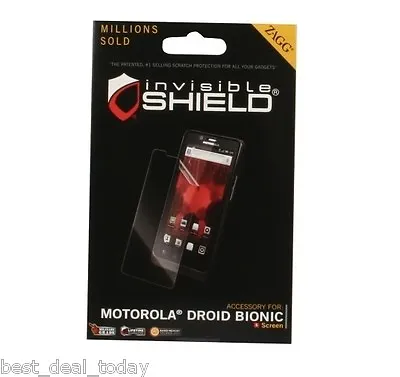 OEM Zagg Invisible Shield Screen Protector Fit For Motorola Droid Bionic XT875 • $10.20