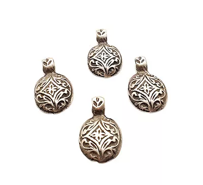 Unique Moroccan Berber Pendants 925 Silver Beads Hand Crafted Silver Ethnic • $12.95