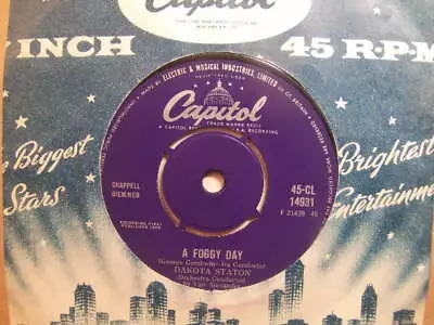 £4.99 • Buy Dakota Staton – A Foggy Day 1958 7” Capitol CL 14931