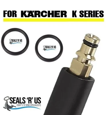 £2 • Buy KARCHER Pressure Washer Quick Release Hose Male End O-Ring Rubber Seals 2 Seals