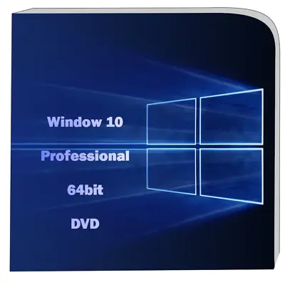Microsoft Window 10 Professional 64bit Operation System DVD Disk • $37.95