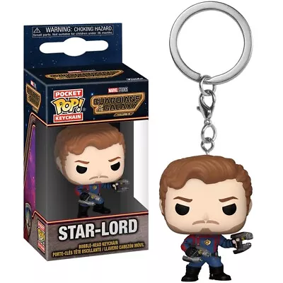 Funko POP! Keychain Marvel Star-Lord Guardians Of The Galaxy 3 Vinyl Keyring New • £7.95