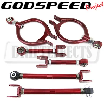 Godspeed Adjustable Rear Camber Ruca+Toe+Traction Arm Kit For 1989-94 240SX S13 • $382.50