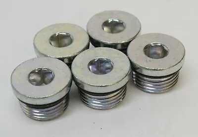 5x 3/4-16 3/4  SAE Drain Plug 5/16  Allen Nitrile Oring Sherex S08-HS-1-B08A • $14.98