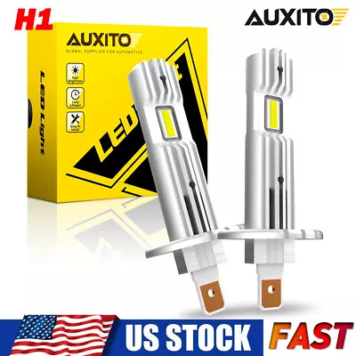 AUXITO H1 LED Headlight Bulb Conversion Kit High Low Beam Lamp 6500K Super White • $22.79