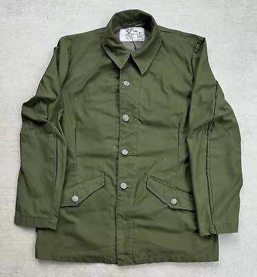 Vintage Swedish Military Parka Cold Weather Jacket Army Field Coat C150 Green • $69.99