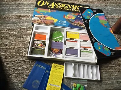 On Assignment With National Geographic Vintage Board Game 1990 Travel Geography • £9.22