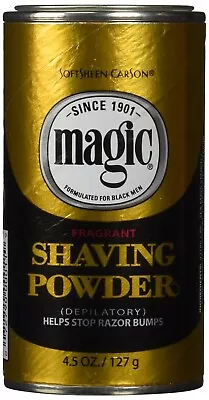 SoftSheen-Carson Magic Razorless Shaving For Men Magic Shaving Powder 4.5 Oz • $6.43