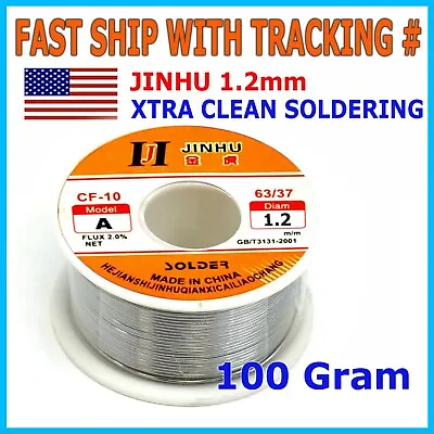 $7.75 • Buy 63/37 Tin Rosin Core Flux 1.2 Mm Diameter Soldering Solder Wire 100g