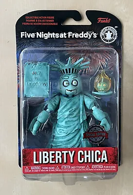 Five Nights At Freddys Liberty Chica Special Delivery Funko Figure FNAF NEW RARE • £14.99