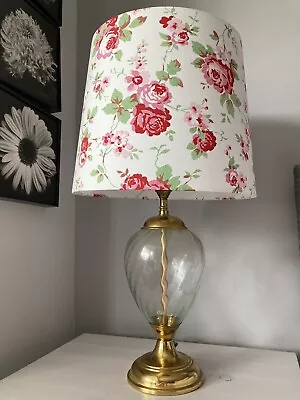 Ikea White Rosali Lampshade Tapered Drum Empire Table 30cm Handmade Cath Kidston • £42