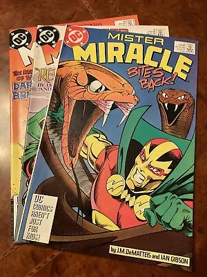 Lot Of 3 DC Mister Miracle #2  3  4 Copper Age Books 1989 • $0.99