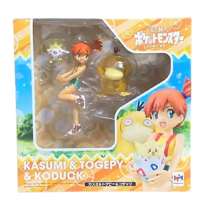 Pokemon G.E.M. Series Misty Kasumi And Togepi And Psyduck  Koduck Figure • $165.99