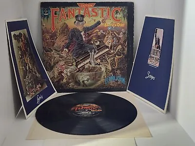 Elton John Captain Fantastic And The Brown Dirt Cowboy Vintage 1975 Vinyl LP • $9.21