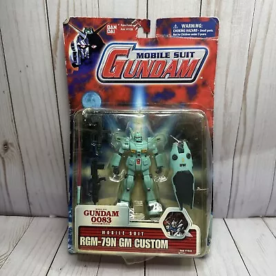 Bandai Mobile Suit Gundam 0083 RGM-79N GM CUSTOM 4.5  Action Figure #11543 MSIA • $29.95