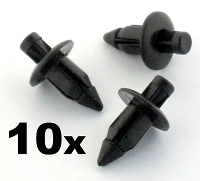 £3.19 • Buy 10x 6mm Plastic Rivet Bike Fairing Trim Clips- Honda, Yamaha, Suzuki, Kawasaki