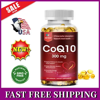 MENXI COQ 10 Coenzyme Q10 300mg Heart Health SupportIncrease Energy & Stamina • $13.88