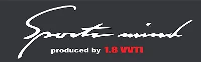  Sport Mind Powered By 1.8 VVTI Vinyl Sticker Decals • $19