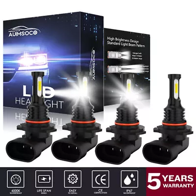 For Hyundai Sonata 2015-2019 LED Headlight Combo Kit High Low Bulbs 10000K White • $32.99