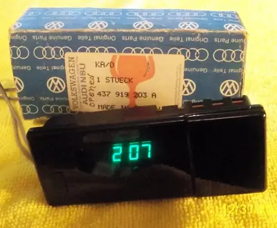 1980 To 1983 VW Audi NOS Part - VDO Digital Clock • $99.95