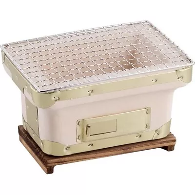 BUNDOK Diatomite Charcoal Grill BD-384 Barbecue BBQ Yakitori Konro BD384 • $102.55