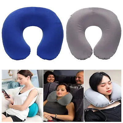 $13.64 • Buy Soft Travel Neck Pillow Memory Plane Cushion Airplane Support U Shaped Washable