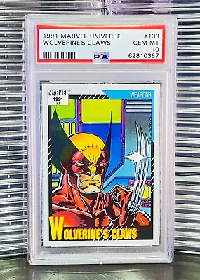 1991 Marvel Universe Super Heroes Villains Card PSA 10 GEM MINT COMPLETE SET • $80