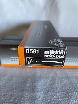 $25 • Buy Marklin Mini Club Z Scale Track 8591