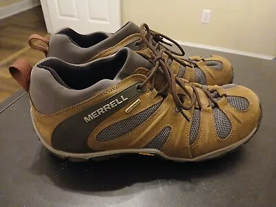 Merrell Mens  Chameleon Stretch Waterproof Hiking Sneakers Size 10.5  • $70
