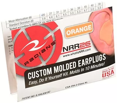 Custom Molded Earplugs Orange • $21.48