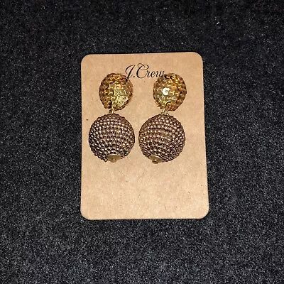 (j.crew PavÉ Resin Crystal Balls Post Earrings) • $19.99