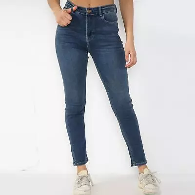 Womens Magic Skinny Jeans Stretch Fit High Waisted Ladies Denim Pants Trousers • £16.99