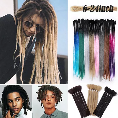 5 Packs Dreadlocks Hair Extensions Hair Peice Crochet Twist  Ombre Handmade Hair • £15.69