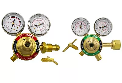 Gas Regulator Oxygen Acetylene Set Medium Duty Compatible With Victor Regulators • $165.28