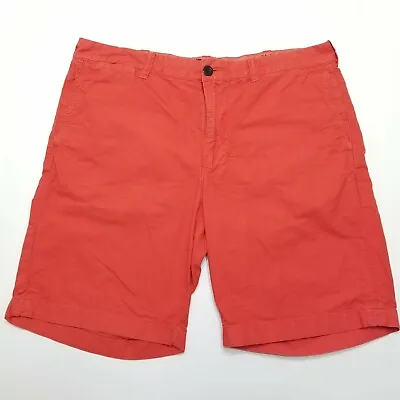 J.Crew Stanton Shorts - Orange Redish - Flat Front - Chino - W34 Inseam 9 • $15