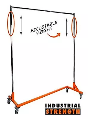 Industrial Strength Z Rack With Built-in Height Extensions - Orange  • $113.41
